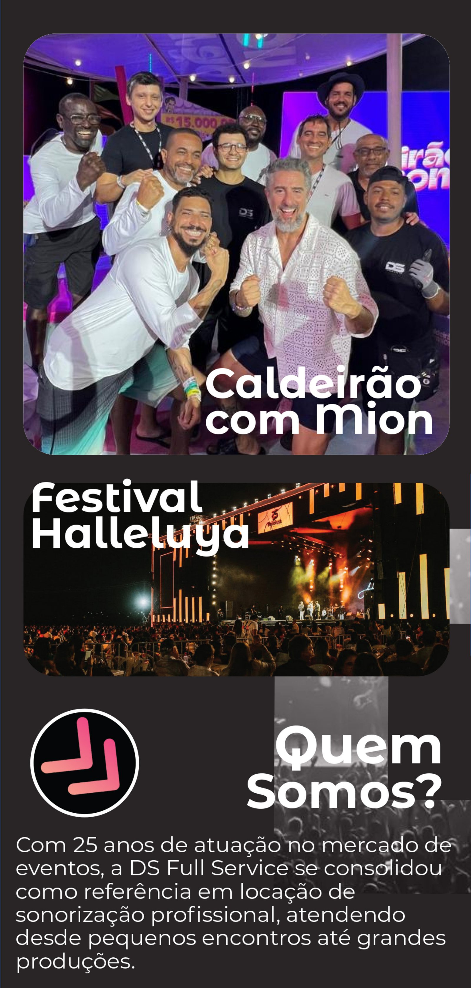 Caldeirão com Mion e Festival Halleluya