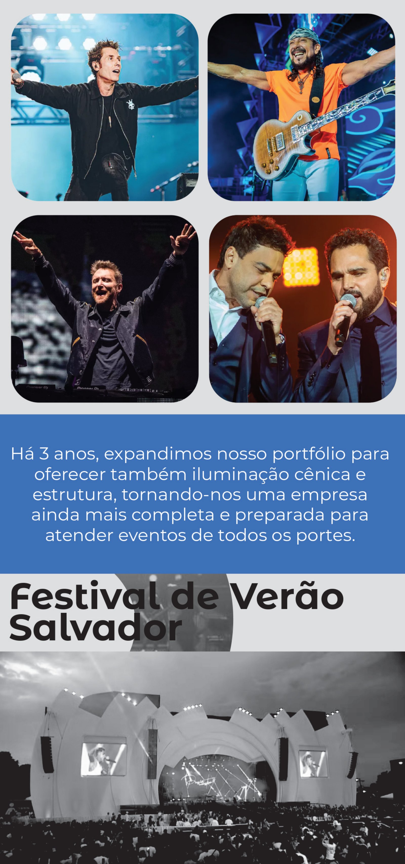 Artistas e Festival de Verão Salvador