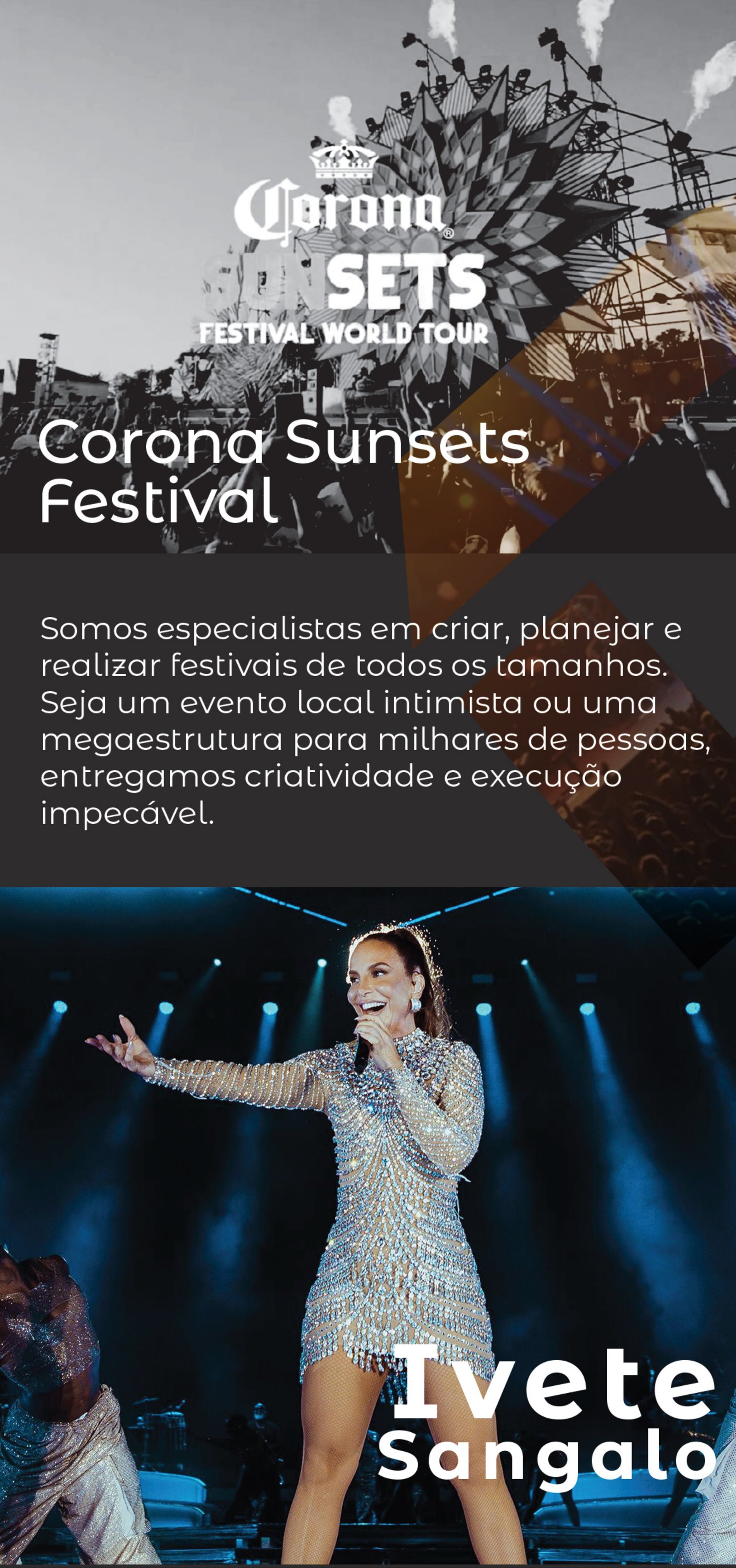 Festival e estrutura de palco da DS Full Service